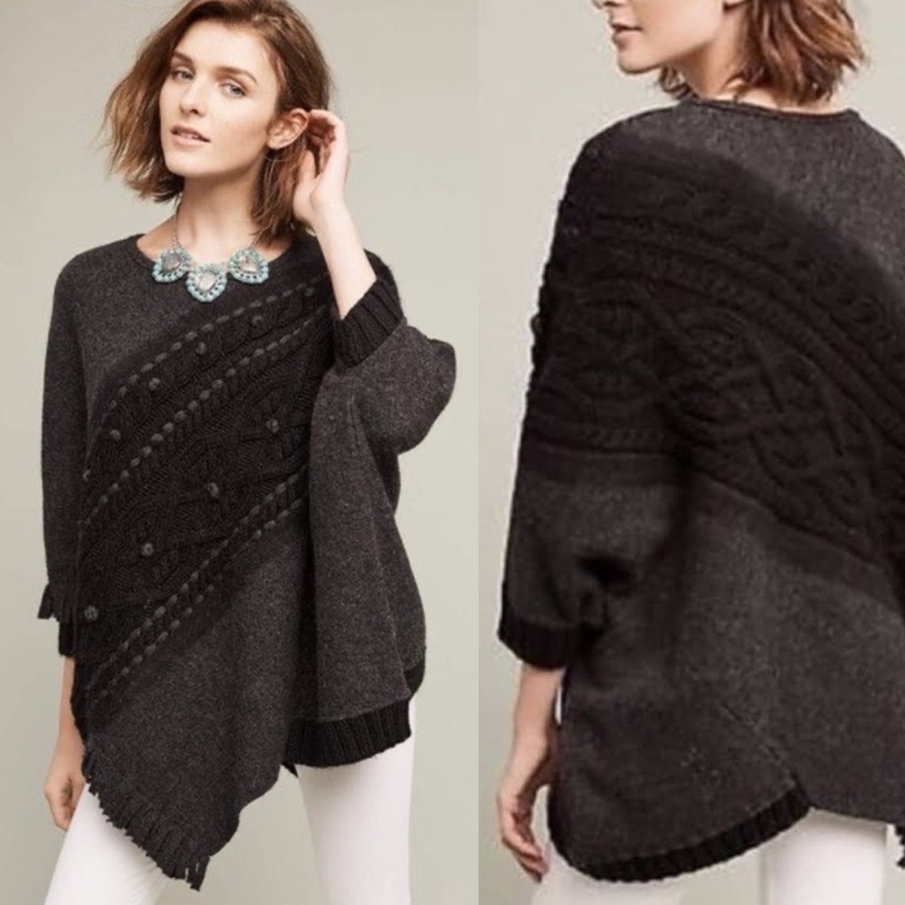 Sleeping on Snow Wool Poncho